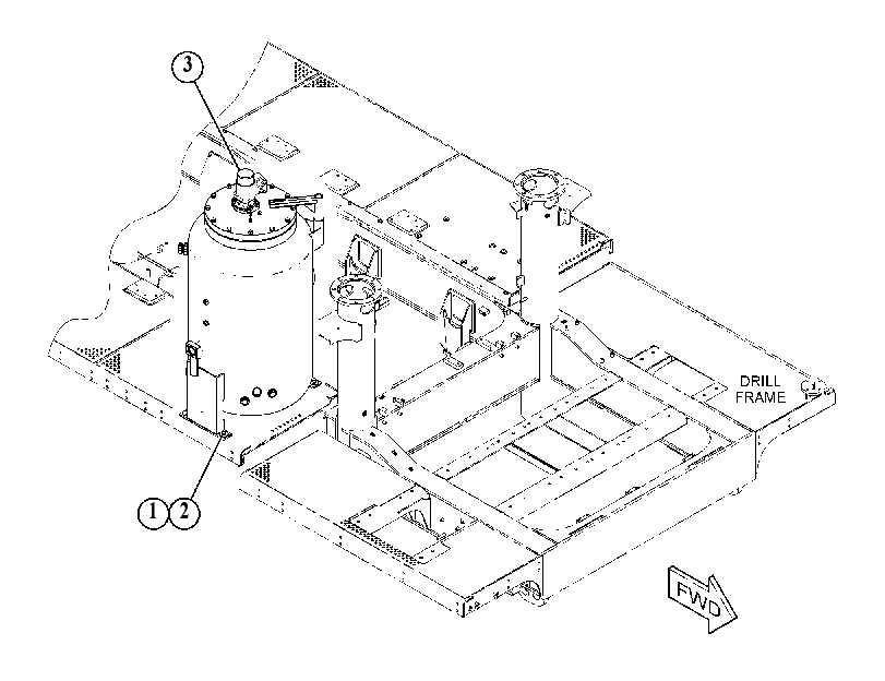 TANK & MTG GP-AIR 5126609 CAT