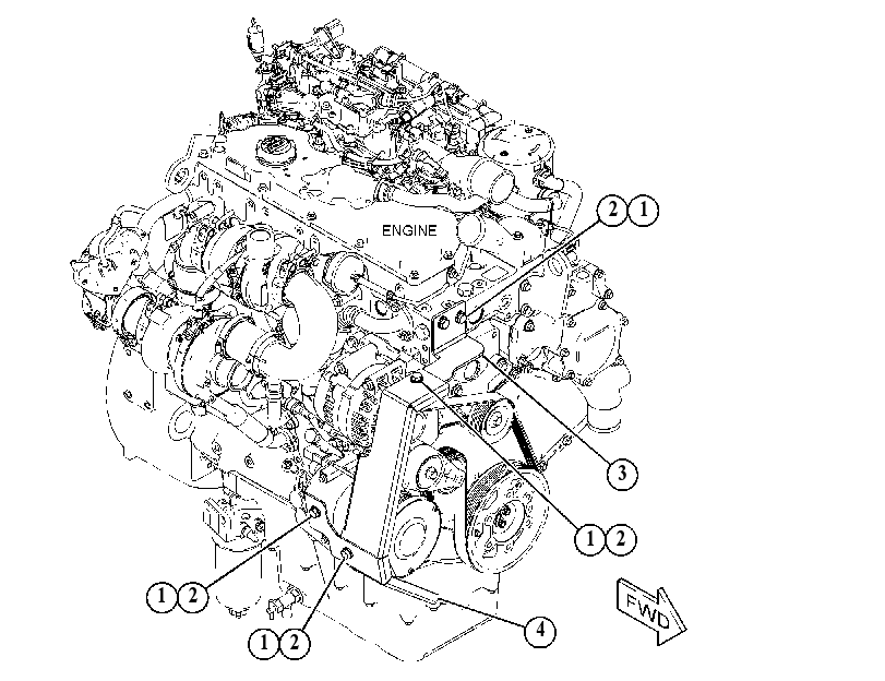 GUARD GP-ALTERNATOR 4974012 CAT
