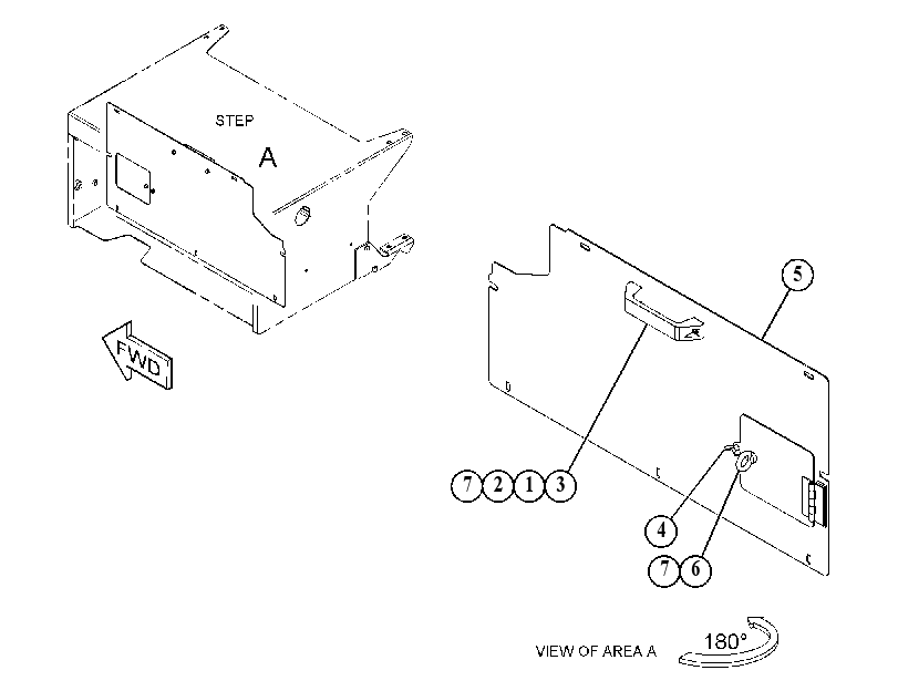PLATE & MTG GP-STEP TOOLBOX 5412886 CAT