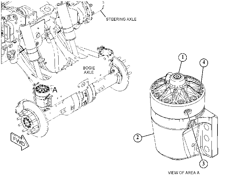 CYLINDER GP-AXLE LOCK 5356535 CAT