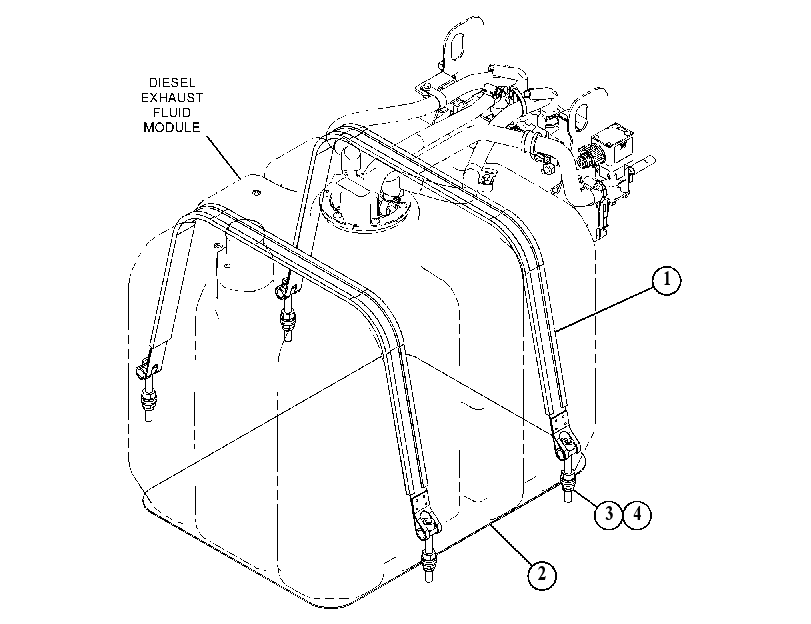 MOUNTING GP-DEF TANK 5334346 CAT