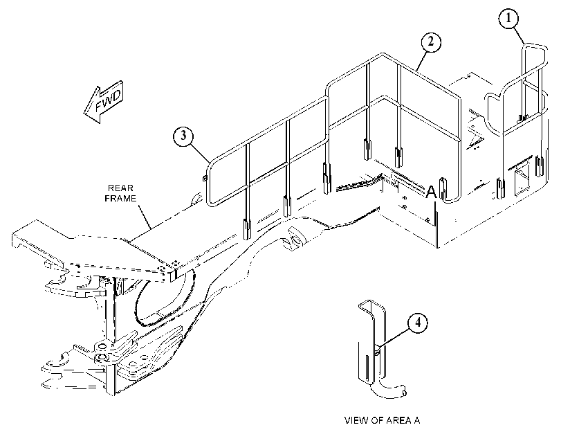 GUARDRAIL GP 4870518 CAT