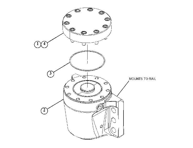 CYLINDER GP-AXLE LOCK 5356560 CAT