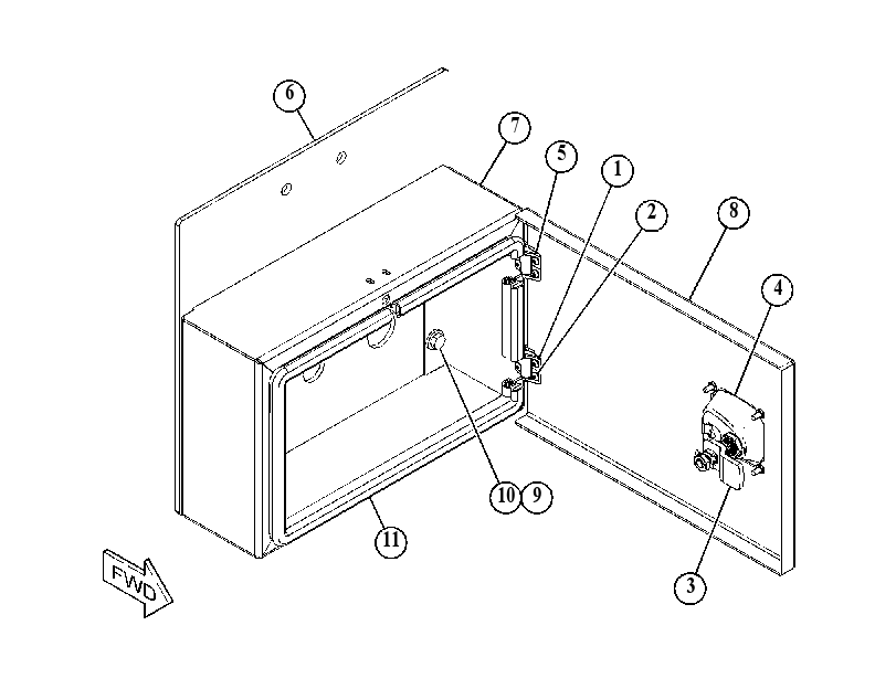 BOX GP-SERVICE CENTER 5192600 CAT