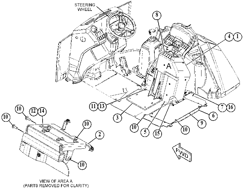MOUNTING GP-FORK 4605980 CAT