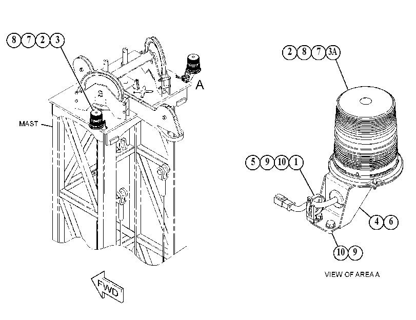 WIRING GP-MAST 5079101 CAT