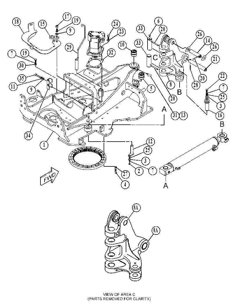 FRAME GP-SWING 5272506 CAT