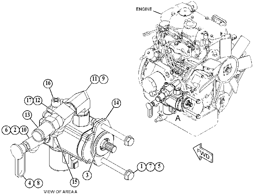 PUMP & MTG GP-GEAR 4856021 CAT