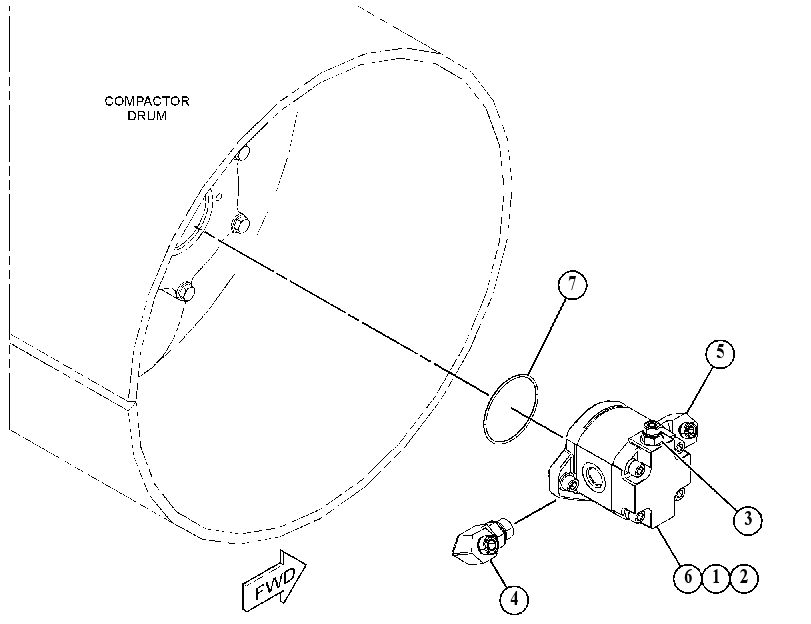 MOTOR & MTG GP-VIBRATORY 4856458 CAT