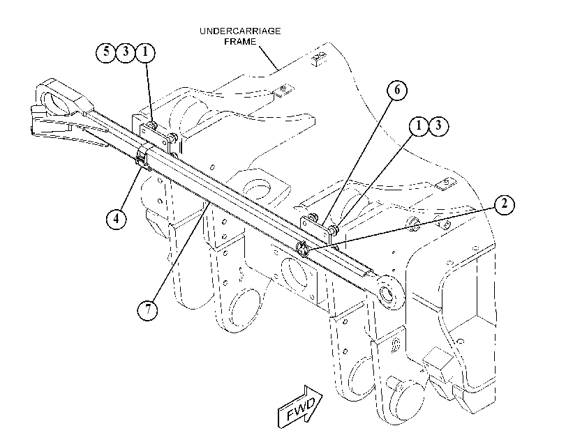 BAR GP-MACHINE TOW 4975446 CAT