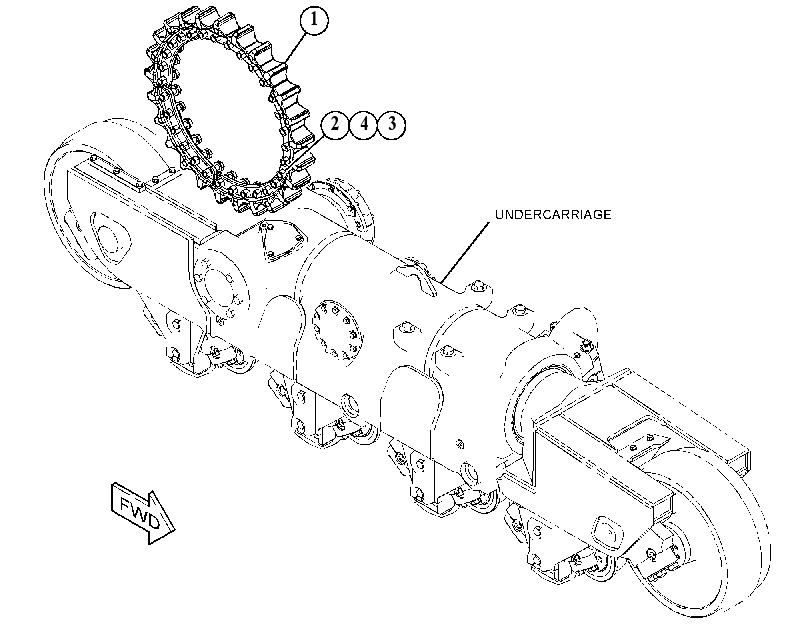 SEGMENT GP-SPROCKET 4782936 CAT