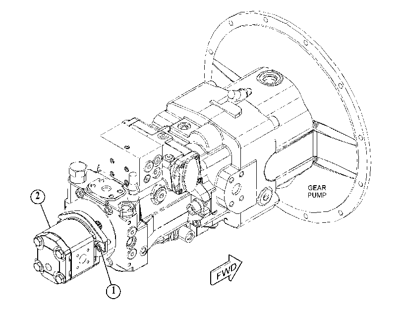PUMP & MTG GP-GEAR 5272463 CAT