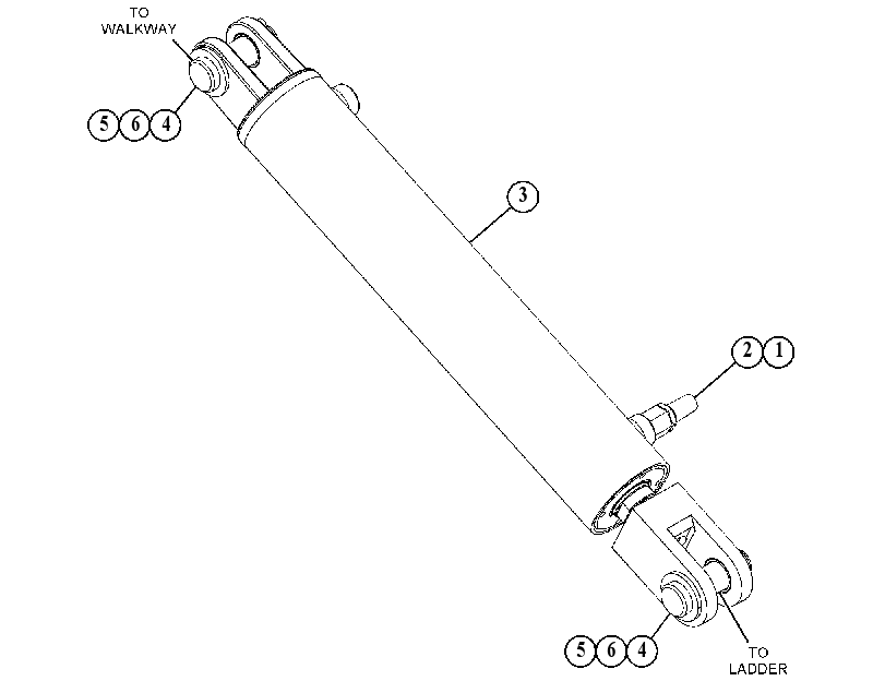 CYLINDER & MTG GP-HYDRAULIC 5044537 CAT