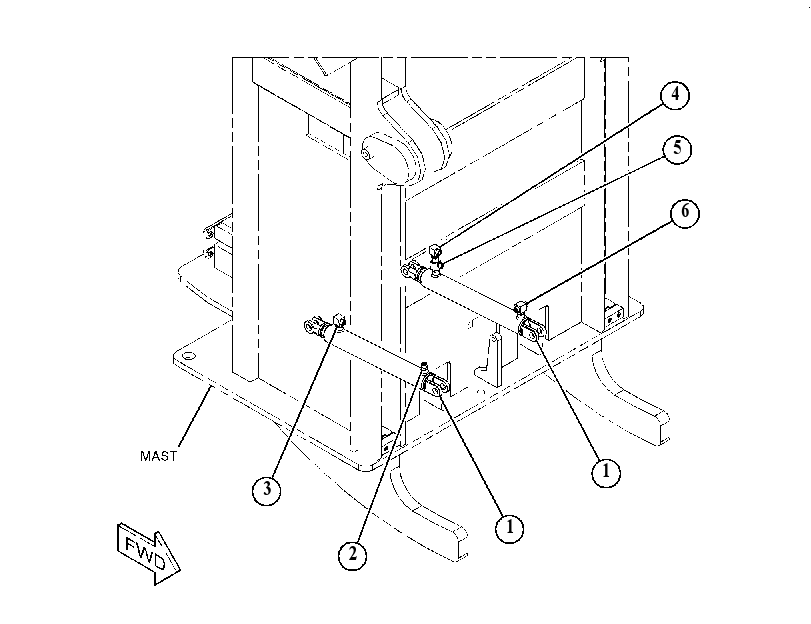 CYLINDER & LINES GP-HYDRAULIC 5044533 CAT