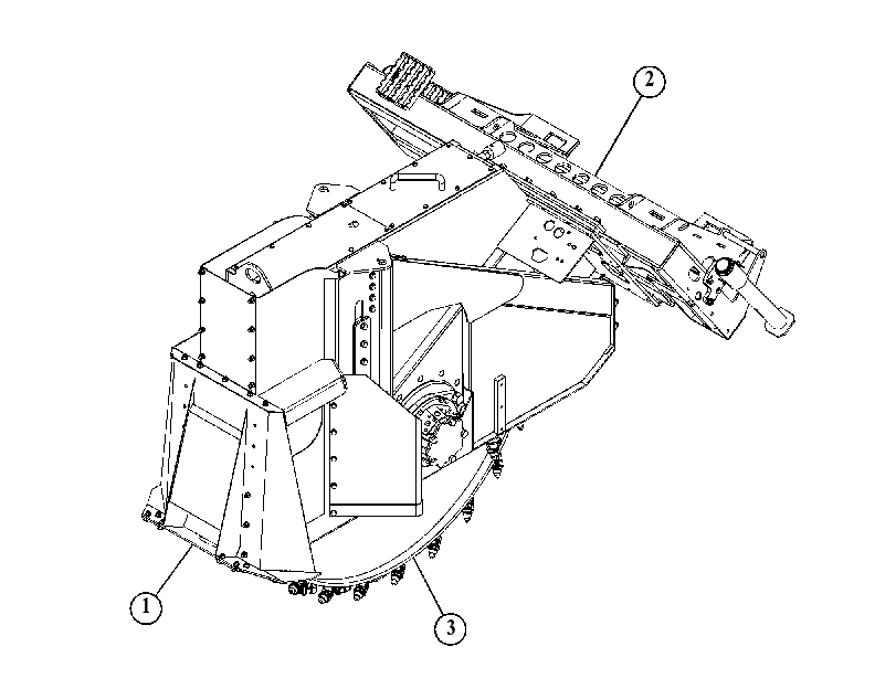 FRAME GP-WHEEL SAW 4408251 CAT