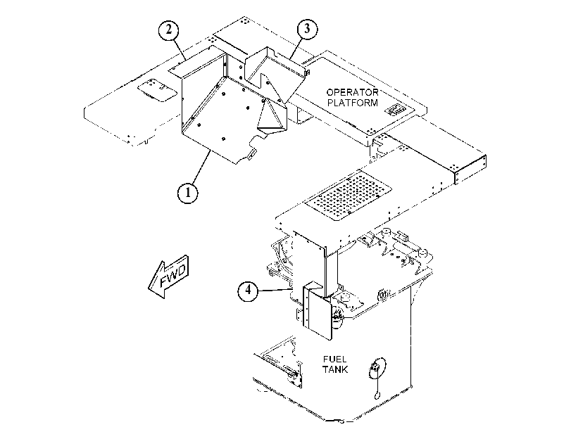 COVER GP-PLATFORM 5233898 CAT