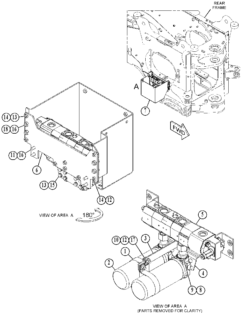 PUMP & MTG GP-AXLE OIL COOLER 4705001 CAT