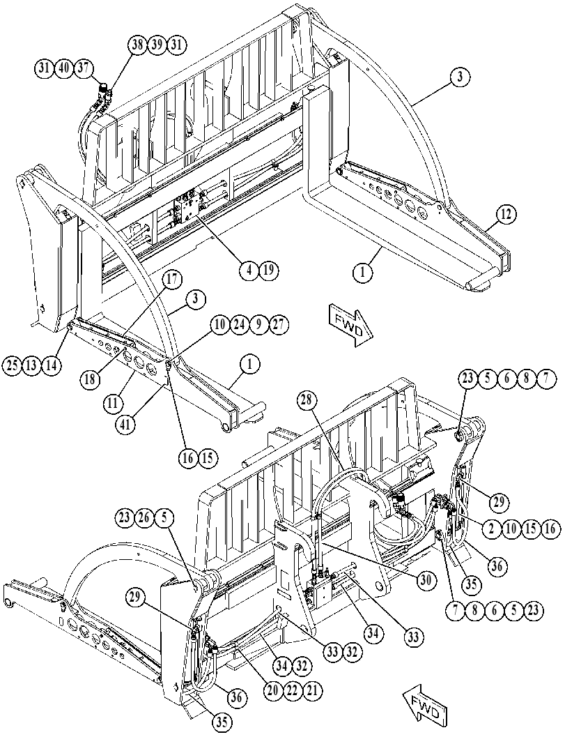 FORK GP-GRAPPLE 4860526 CAT