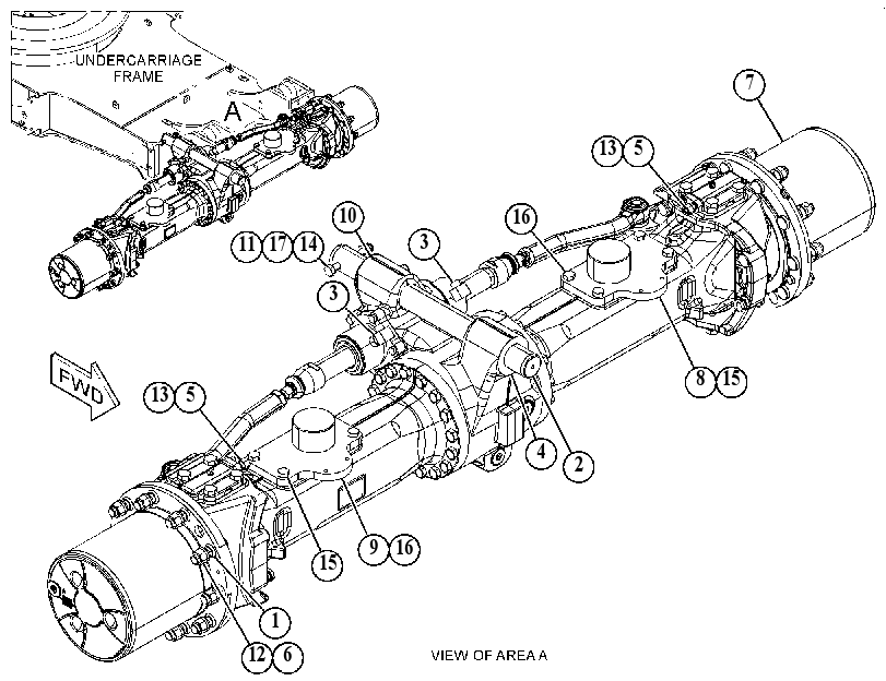 AXLE GP-STEERING 5268743 CAT