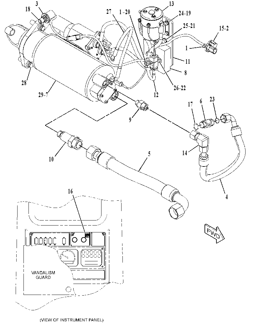PRELUBRICATION AR-ENGINE 3875531 CAT