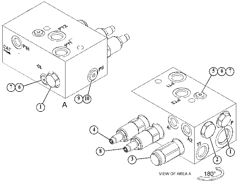 VALVE GP-ACCUMULATOR CHARGING 5201857 CAT