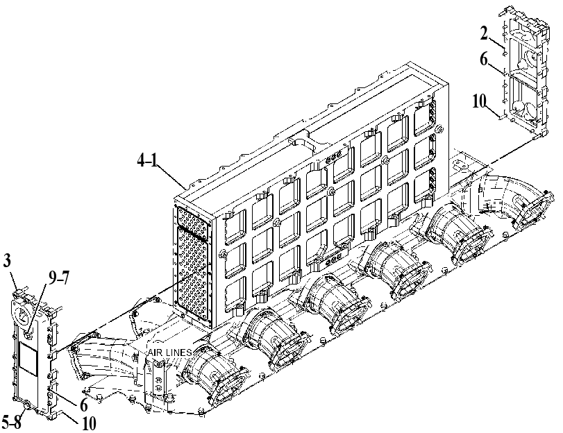 CORE AS-AFTERCOOLER 3363803 CAT