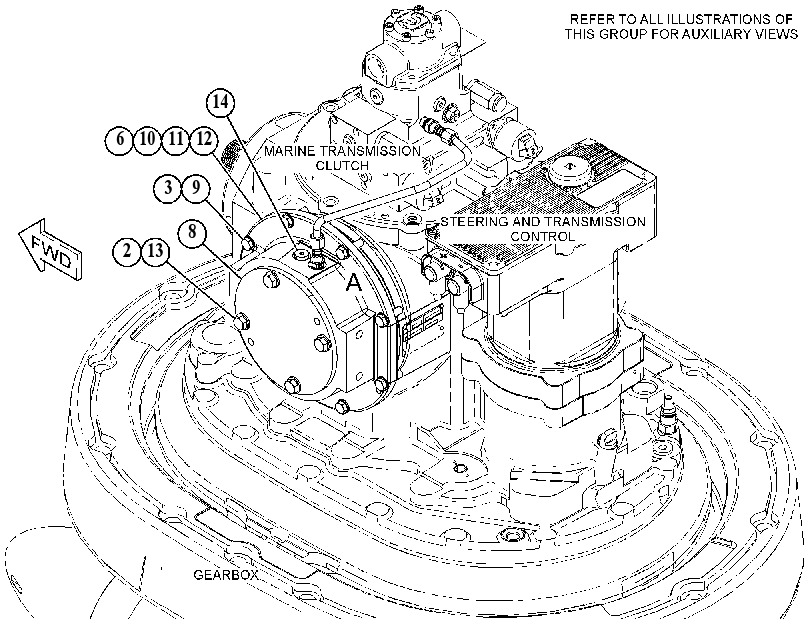 SUPPORT GP-TRANSMISSION 4163032 CAT