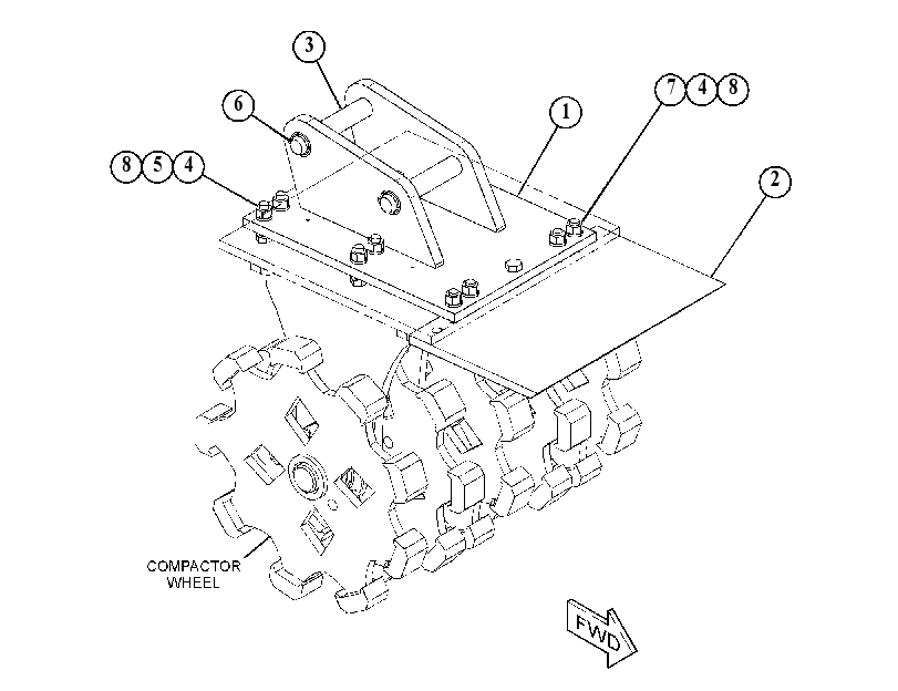 FRAME GP-QUICK COUPLER 5177020 CAT