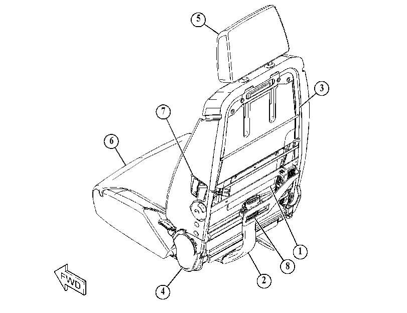 KIT-SEAT 4841231 CAT
