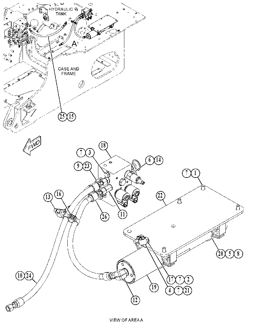 LINES GP-BOOM CONTROL 4593830 CAT