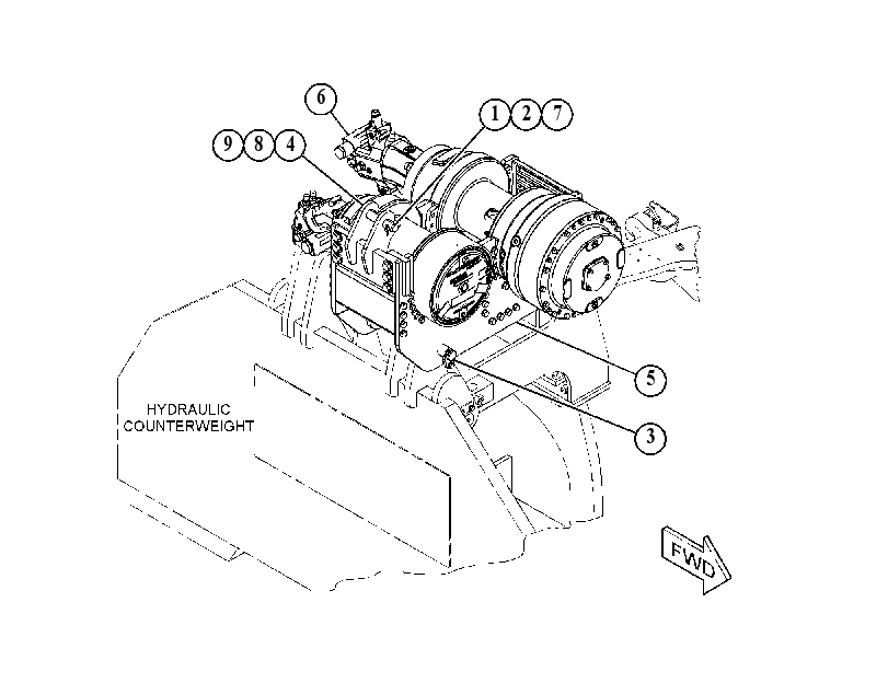 WINCH GP-PIPELAYER 4574956 CAT