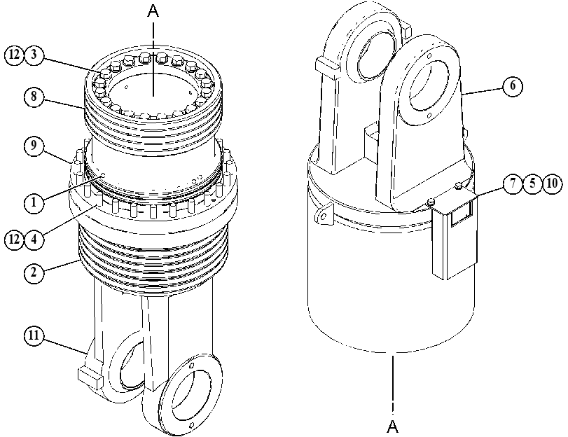 CYLINDER GP-SUSPENSION 4422821 CAT