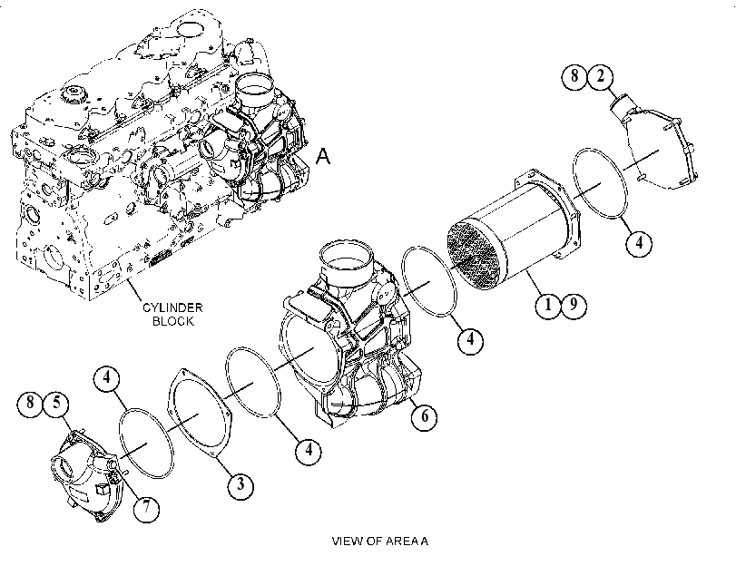 COOLER AS-CHARGE AIR 5266903 CAT