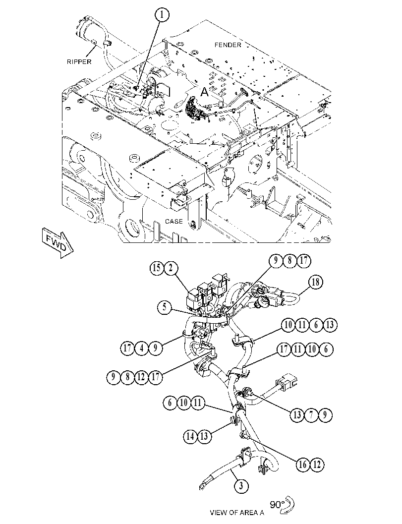 WIRING GP-LADDER 5044900 CAT