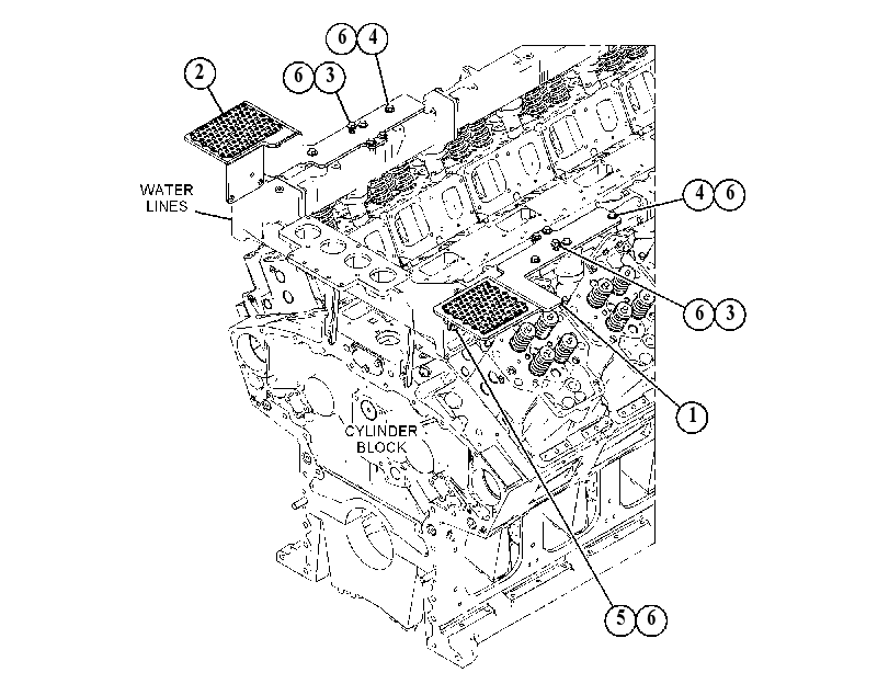 SHIELD GP-WATER MANIFOLD 5390391 CAT