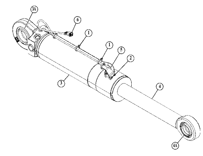 CYLINDER GP-RAIL AXLE FRAME 5092013 CAT