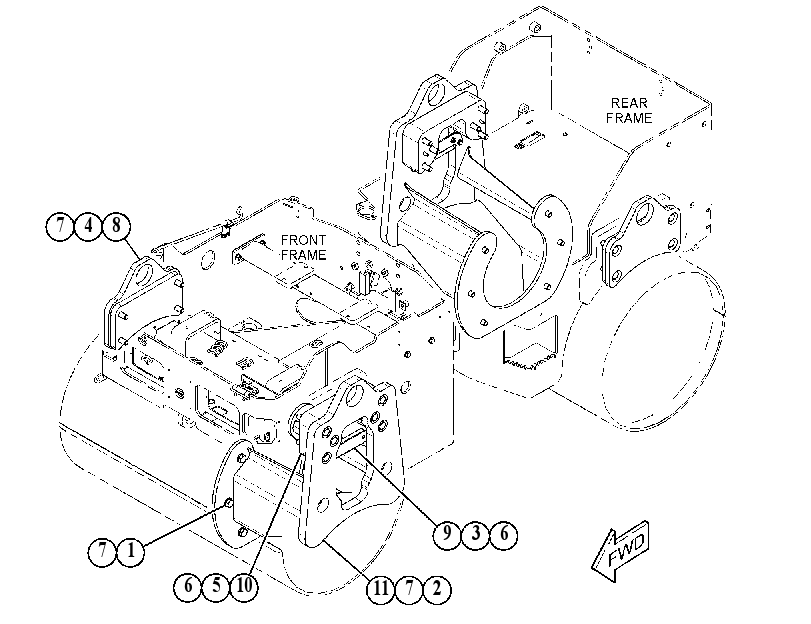 SUPPORT GP-DRUM 4856310 CAT