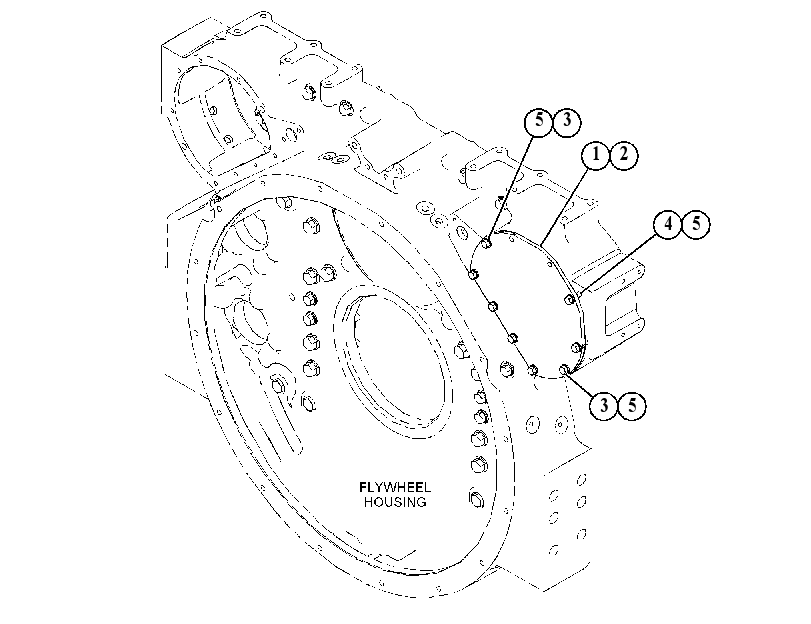 COVER GP-REAR HOUSING 5404241 CAT