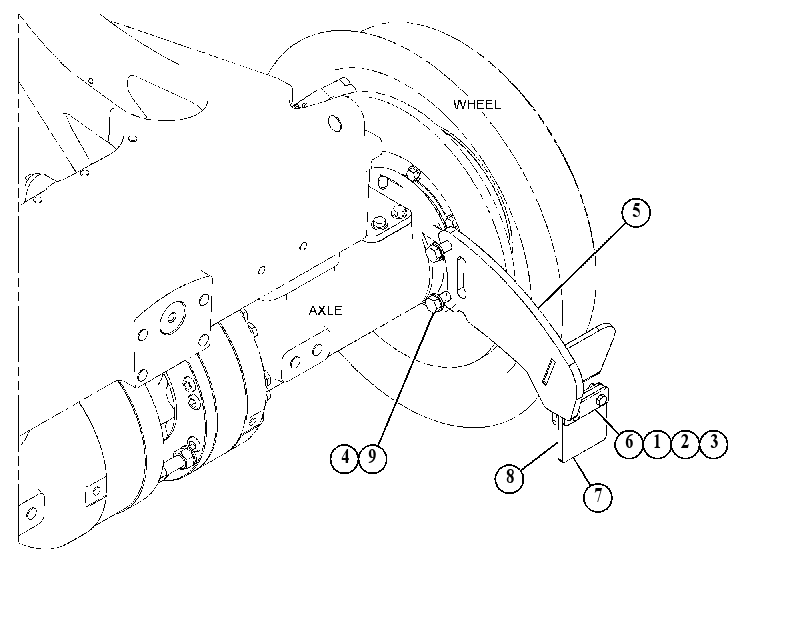 BRACKET AS 5404340 CAT