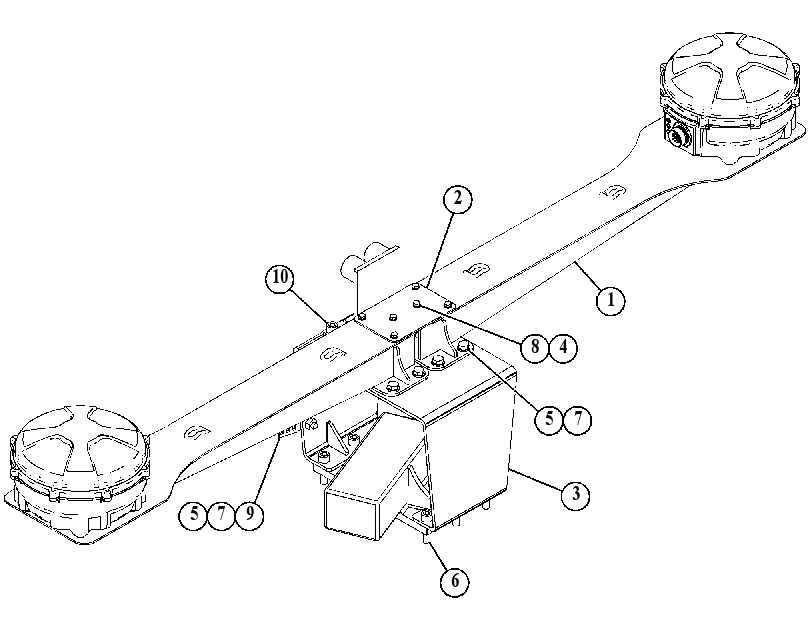 MOUNTING GP-RECEIVER 4543347 CAT
