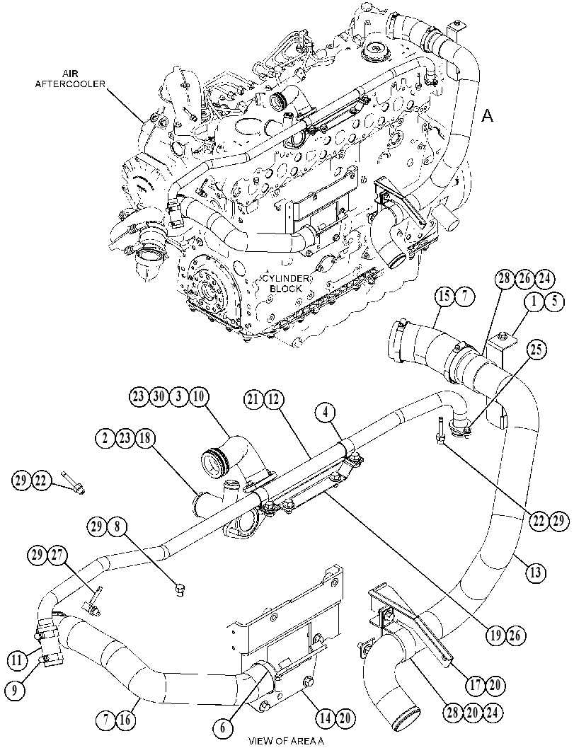 LINES GP-AUXILIARY FRESH WATER 5099272 CAT