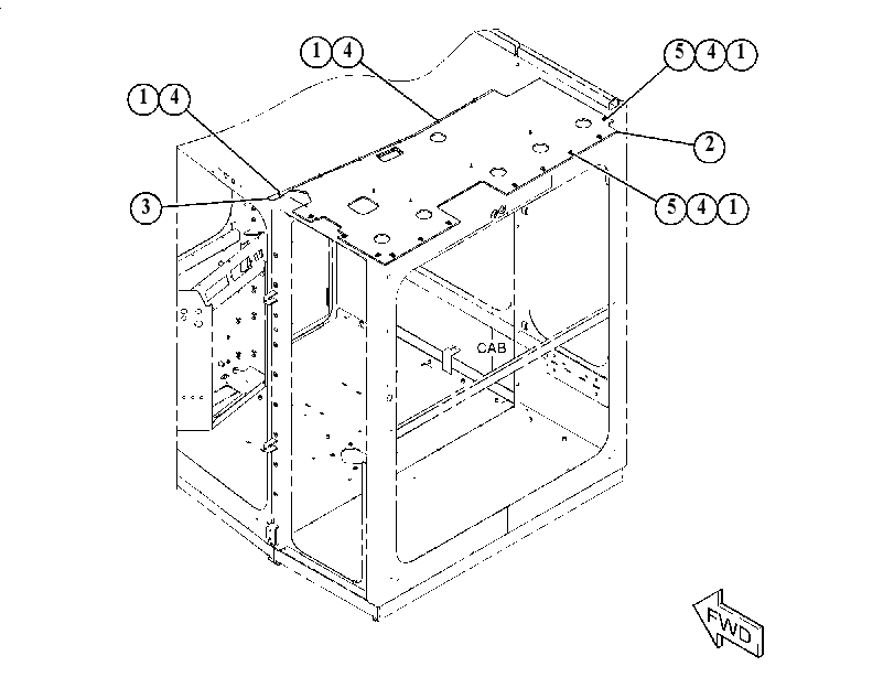 HEADLINER GP-CAB 5175385 CAT