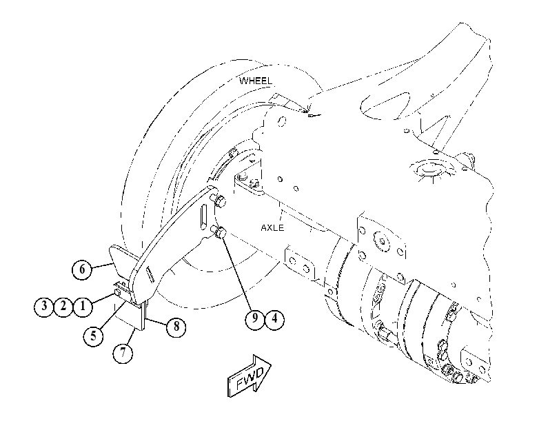 BRACKET AS 5404343 CAT