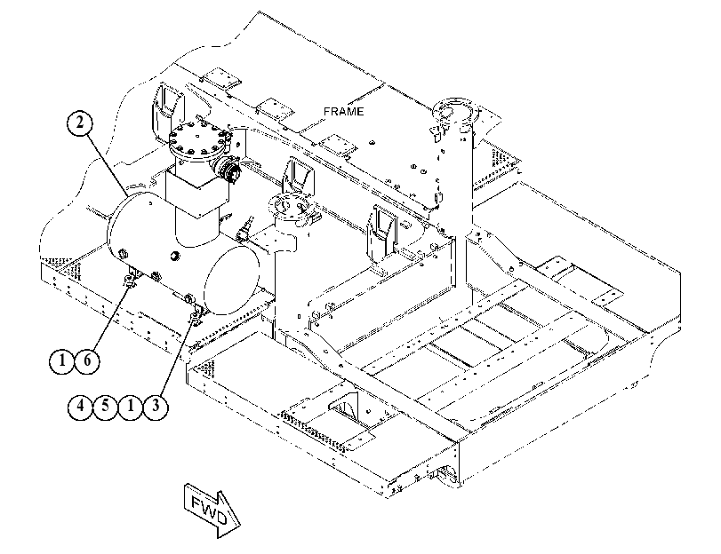 TANK & MTG GP-AIR 5135199 CAT