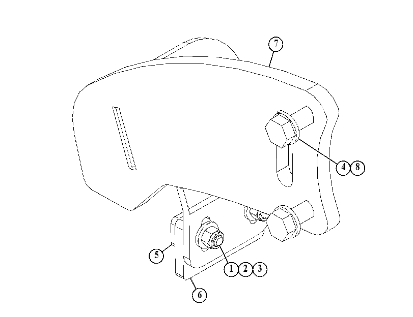 BRACKET AS 5404338 CAT
