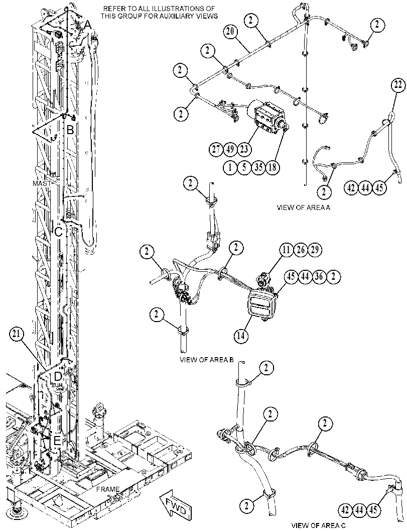 WIRING GP-MAST 5301149 CAT