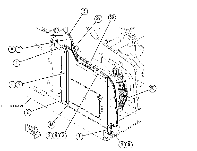 PLATE & SEAL GP-RADIATOR 4973996 CAT