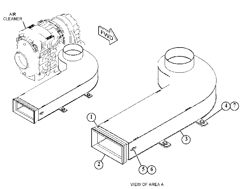 PIPE & MTG GP-AIR INLET 5268877 CAT