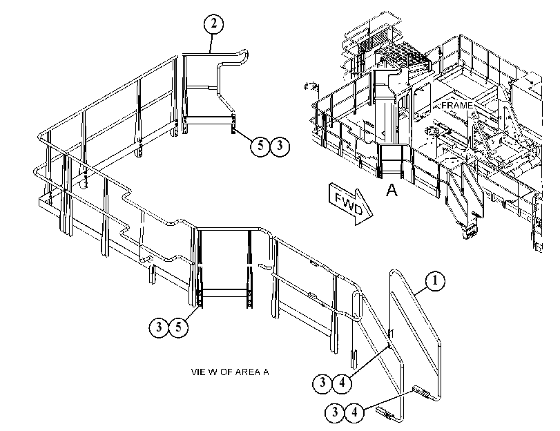 GUARDRAIL GP 5161810 CAT