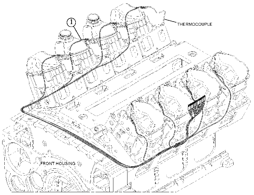 Термопара 5289606 CAT